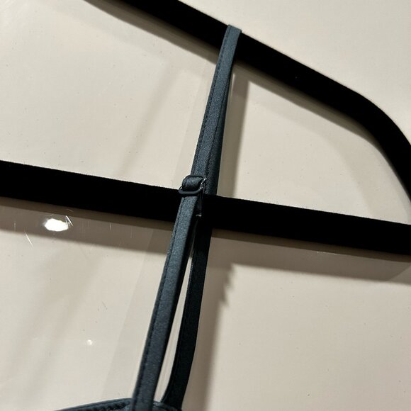 Aritzia Sunday Best Shimmer Mini Dress Blue | Size 0 - Picture 4 of 8